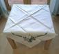 Preview: Mitteldecke Kerze mit Christrosen